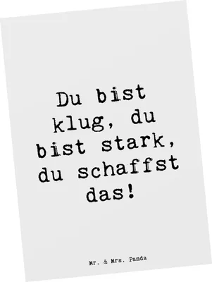 Produktbild von Mr. & Mrs. Panda Postkarte Spruch Erster Schultag Motivation - Weiß - Geschenk, neue Klasse, ermutigende Sprüche, Fotokarte, Neugier, Vertrauem, Postkarten, Grußkarte
