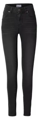 Produktbild von Urban Classics Jeans Damen Ladies Skinny Fit Denim schwarz 30