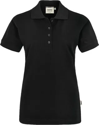 Zdjęcie produktu dla HAKRO damska koszulka polo bawełna pima czarna 3XL