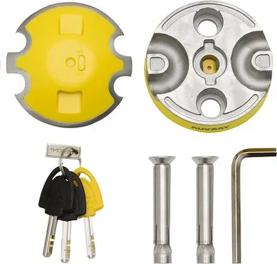 Produktbild von Sicherheitsanker aufbohrgeschützt für Wand und Boden 65x42 mm für 14 mm Ketten