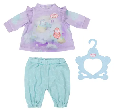 Produktbild von Baby Annabell® Sweet Dreams Schlafanzug 43cm (Shirt und Hose. Inklusive Kleiderbügel)