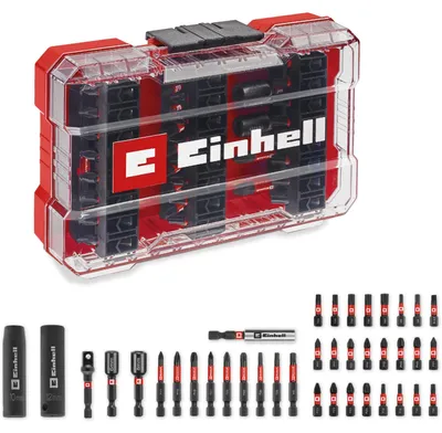 Produktbild von EINHELL Impact-Bit- & Stecknuss-Set in M-CASE, 39-teilig, Bit-Satz