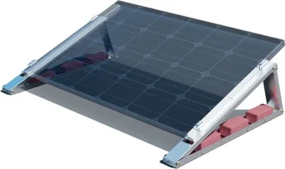 Produktbild von FlatFlex - Flachdach-Aufständerung Set für 1 PV-Modul 35° Süd-Ausrichtung