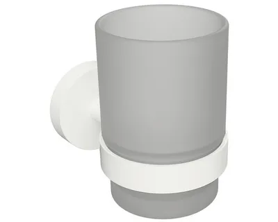 Obrázek produktu pro Držák kartáčků Bemeta White sklo