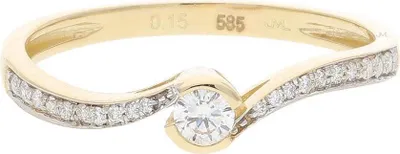 Produktbild von JuwelmaLux Verlobungsring 585 Gelbgold mit Brillanten JL10-07-3045 52