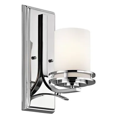 Immagine prodotto di Applique Hendrik in cromo lucido 1xG9x3W metallo, dimensioni: 30,6x12,7x20,2 cm, IP44, Kichler