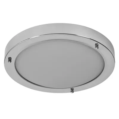 Zdjęcie produktu dla LEDVANCE BATHROOM CLASSIC ROUND lampa sufitowa łazienkowa 280mm, chrom, trzonek E27, może być wyposażona w inteligentną lampę, wysoka jakość wykonania, cylindryczny kształt, stopień ochrony IP44