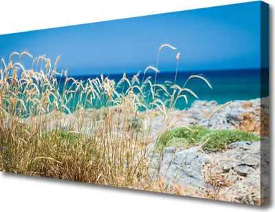 Produktbild von Tulup Leinwand-Bilder 100x50 Wandbild Canvas Kunstdruck Strand Landschaft