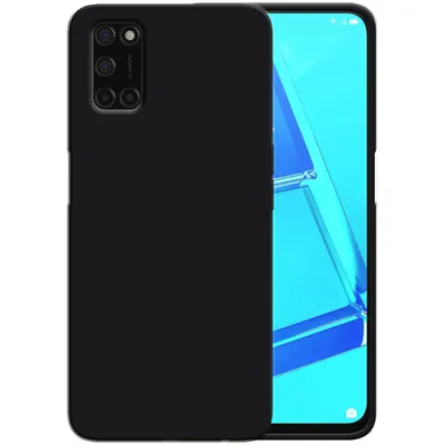 Zdjęcie produktu dla Etui silikonowe Smartphonica do OPPO A52 z miękkim wnętrzem - czarne