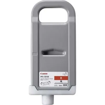 Obrázek produktu pro Canon PFI-701R Pigment Red Ink Cartridge, Červená, Inkoust na pigmentové bázi, 1 kusů