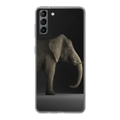 Produktbild von MuchoWow® Handyhülle Schutzhülle Hülle für Samsung Galaxy S21 Plus Elefant - Tiere - Licht Silikon Softcase Handy Hülle - Handy-Tasche