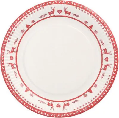 Produktbild von Teller, Pappe rund Ø 23 cm "Rennes"