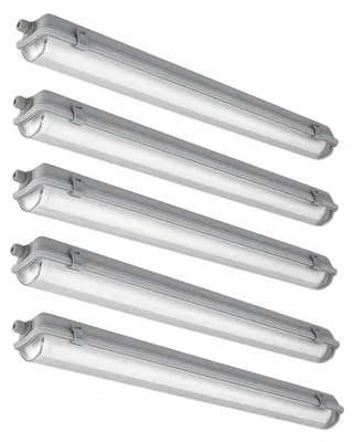 Produktbild von 5er Set LED Wannenleuchten, kaltweiß, L 127,6 cm, VT-12023