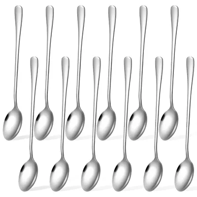 12er-Set lange Latte-Macchiato-Löffel, Edelstahl, 19,8 cm