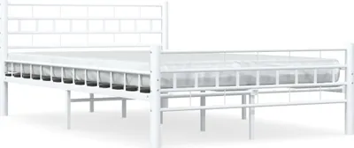 Obrázek produktu pro vidaXL Postelový rošt bílý kov 140×200 cm