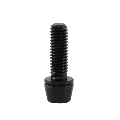 Obrázok produktu pre Titánová skrutka s podložkou, čierna, M6x16 mm, pre MTB a cestné bicykle, odolná proti korózii