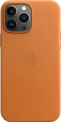 Obrázok produktu pre Originálne kožené puzdro Apple na iPhone 13 Pro Max, MagSafe, zlatohnedé