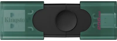 Produktbild von Kingston DataTraveler DuoG2 USB-Stick 256 GB USB-A/USB-C