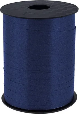 Image de Élégant ruban pastel dans une nuance profonde de bleu marine, longueur 500y (458m) - parfait pour la couture, la décoration ou le bricolage. Ajoutez un style unique à vos projets