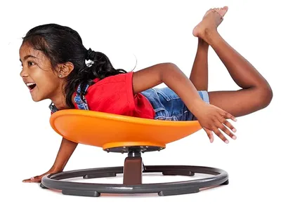 Produktbild von Gonge Karussell orange, ø 56 cm, 25 cm hoch, fördert Gleichgewichtssinn, für Kinder 3-10 Jahre