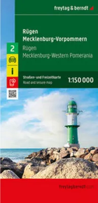 Obrázok produktu pre Rujana - Meklenbursko-Predpomoransko, cestná a rekreačná mapa 1:150 000, freytag & berndt