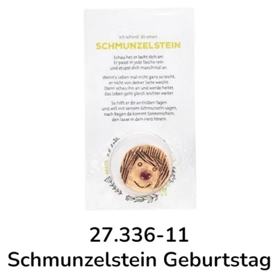 Produktbild von 5 Stück Schmunzelstein Geburtstag