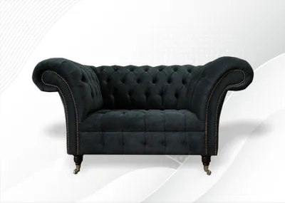 Produktbild von Chesterfield 1 Sitzer Couch Polster Sitz Leder Couchen Sofas Sofa