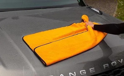 Produktbild von Famanu Mikrofasertuch superabsorbierend - orange