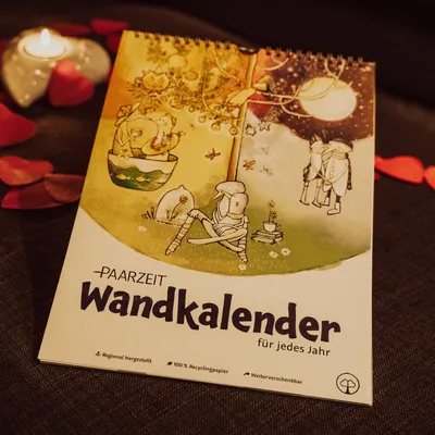 Produktbild von Paarzeit Wandkalender – 12 saisonale Dates für 2026 – Schenkt allen Paaren Verbundenheit über das ganze Jahr – einzigartiges Geschenk zum neuen Jahr