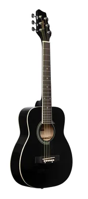 Produktbild von Stagg SA20D 1/2 BK 1/2 Schwarz Dreadnought Akustikgitarre mit Decke...
