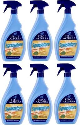 Produktbild von 6er-Pack FELCE AZZURRA Sgrassatore Multiuso,Reinigungs-Spray mit Fettlöser,Reinigungsmittel 750ml