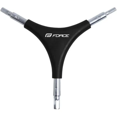 Produktbild von FORCE Innensechskant Schlüssel 3-beinig 4mm 5mm und 6mm