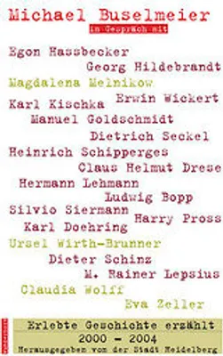 Produktbild von Erlebte Geschichte erzählt 2000-2004