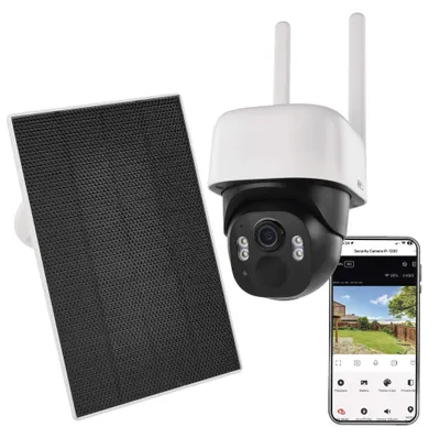 GoSmart Outdoor IP Kamera mit WiFi und Solarpanel IP-1200 WASP, batteriebetrieben