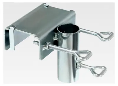Produktbild von Sonnenschirmhalter für Balkongeländer, Metallhalterung für Sonnenschirme, Stabiler und rutschfester Sonnenschirmständer für Garten und Terrasse