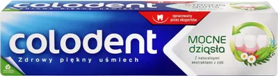 Zdjęcie produktu dla Colodent Pasta Do Mycia Zębów Mocne Dziąsła Z Ekstraktami Z Ziół 100 Ml