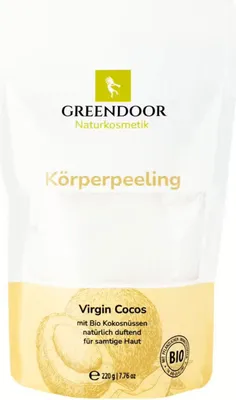Produktbild von GREENDOOR Körperpeeling Virgin Kokosöl