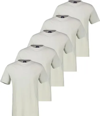 Produktbild von LERROS 5er Pack Basic T-Shirt Atmungsaktive Baumwolle, Jersey Qualität, Regular Fit