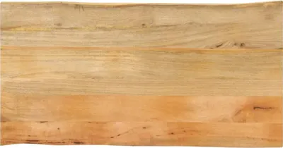 Zdjęcie produktu dla Blat z krawędzią z drzewa 100x60x2,5 cm z litego drewna mango