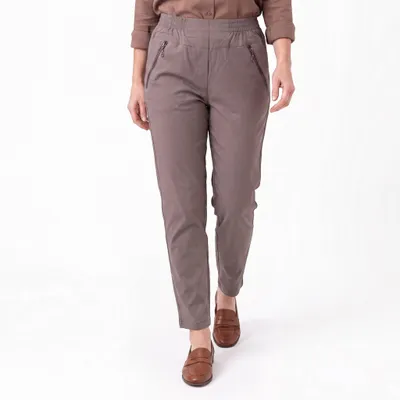 Produktbild von Schlupfhose Damen Freizeithose mit leichtem Innenfleece 36 bis 52 Übergangshose