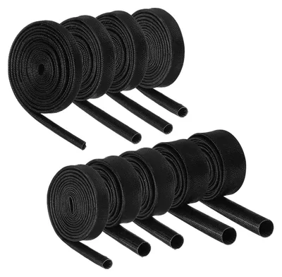 Productafbeelding van Geïsoleerde Kabelommanteling, 1 m, Zwart, voor Kabelbescherming