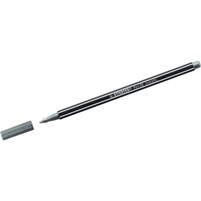 Produktbild von Premium Metallic-Filzstift - STABILO Pen 68 metallic - Einzelstift - silber