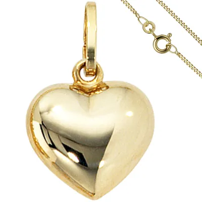 Produktbild von JOBO Anhänger Kleines Herz Herzchen 333 Gold mit Kette 50 cm Goldherz