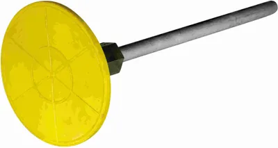 Obrázek produktu pro Obermoser uzemňovací bod, nerezová ocel A4, ø 80 mm, se 3 otvory ø 4 mm, 1 ks.