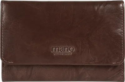 Produktbild von mano Geldbörse Querformat Damen 021571 dunkelbraun