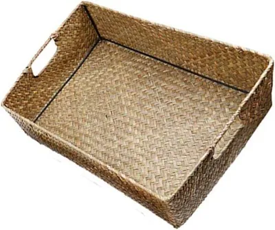 Image de Boîte de rangement rectangulaire 39 x 29 x 13 cm pour la maison et la cuisine