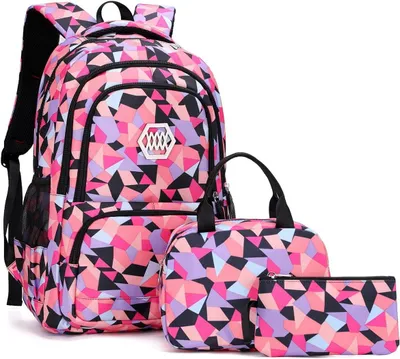 Produktbild von Schultaschen-Set – Kinderrucksack, Stiftekoffer – Schul- und Studienbedarf – Große Kapazität – 44 x 33 x 10 cm