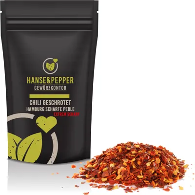 Produktbild von 500g Chili geschrotet Hamburg scharfe Perle Chilli extrem scharf feurig hot