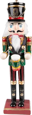 Immagine prodotto di Clayre & Eef Schiaccianoci 30 cm verde rosso plastica