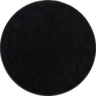 Productafbeelding van Ayyildiz Moderne en design vloerkleden Antraciet 120 cm rond Modern Desing Tapijt Monochromatisch